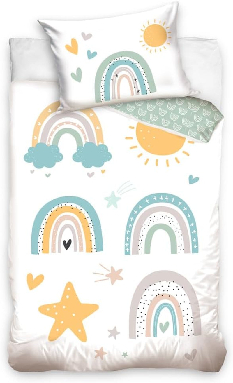Bettwäsche für Jungen, verschiedene Motive, 100 % Baumwolle. Bettwäsche – Kinder Naty Shop Curcubeu