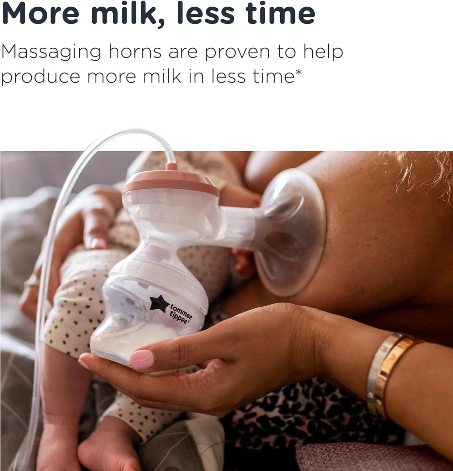 Tommee Tippee Made for Me Einzigartige elektrische Milchpumpe, starke Saugkraft Zubehör Essen und Stillen Bebe Naty Shop