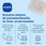 MAM Newborn Set, Geschenkset, bestehend aus: 2 x Anti-Colic-Flasche 160 ml, 1 x Anti-Colic-Flasche 260 ml, 1 x Original Start Schnuller, 1 x Brosche für Schnuller, ab 0 Monaten, Neutro