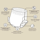 ECO BOOM Babywindeln aus Bambus – Größe 6 (20 kg), Pull-Up-Windeln auf pflanzlicher Basis (17 Stück) – Premium-Bio, parfümfrei, hautfreundlich, super saugfähig