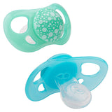 Twistshake Baby-Schnuller – 2er-Pack | Kieferorthopädische Form | Ultraleicht | Weicher Silikonsauger | BPA-frei | Geeignet für Babys ab 6 Monaten | Blaugrün
