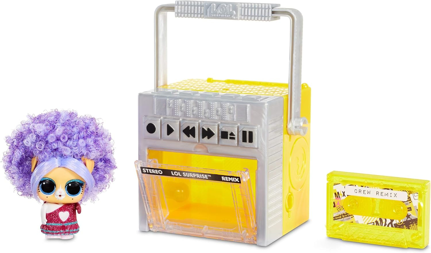 LOL Überraschung! 567080E7C Remix Pets – Sammlerstück – 9 Überraschungen mit Naturhaar, Accessoires und Überraschungstexten