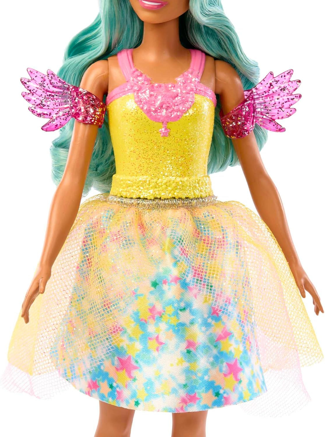 Barbie Hidden Magic – Teresa-Puppe mit Feen-Outfit, welligem Haar und Kamm für lustiges Frisieren, ab 3 Jahren, HLC36