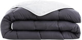 Abeil Steppdecke 200 x 200 cm, zweifarbig, weiß und grau Steppdecken und Steppdecken Naty Shop 200 x 200 cm