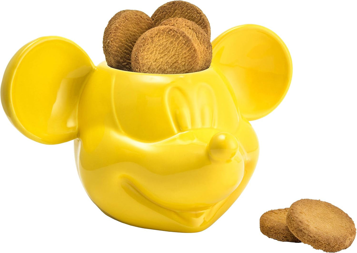 Joy Toy 62129 Disney Mickey Mouse 3D Keksdose Gelb 25x17x20 cm Frischhaltedosen Naty Shop