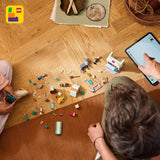 LEGO Ç€ Disney Frozen Annas Schlittenabenteuer, Konstruktionsspielzeug und Fantasy-Spielset, Schokoladenständer mit Anna-, Kristoff-, Olaf- und Sven-Minipuppen, Prinzessinnenspielzeug für Mädchen ab 4 Jahren 43256 Bausets Besuchen Sie den LEGO-Store
