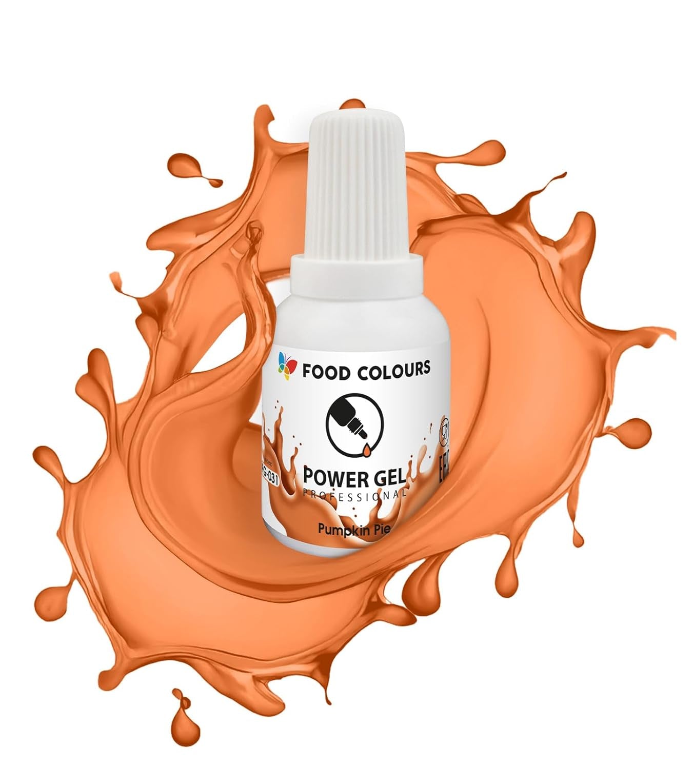 Gel-Lebensmittelfarbe, Beige, Champagnerfarbe, 20 g. Lebensmittelfarbe für ein breites Anwendungsspektrum zum Dekorieren von Kuchen, Torten, Sahne, Biskuit, Royal Icing, Macarons.