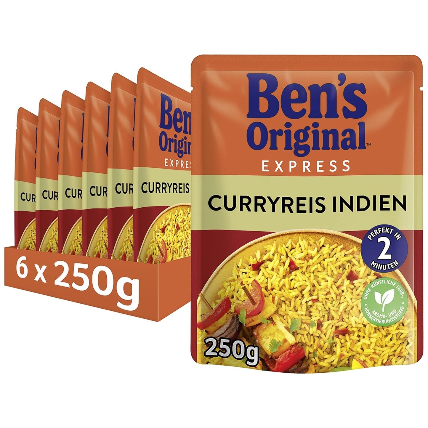 BEN'S ORIGINAL™ Mexikanischer Expressreis 6 x 220 g