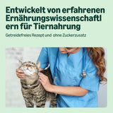 Amazon Getreidefreies Nassfutter für Katzen, Hühnerstücke in Gelee in Dosen, 12 x 405 g