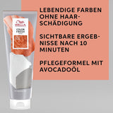 Wella Professionals Color Fresh Mask Peach Blush – Haarkur zur Revitalisierung und Veränderung der Haarfarbe – pflegender Farbton mit Avocadoöl – für blondes und aufgehelltes Haar – 150 ml Naty Shop Haarmaske
