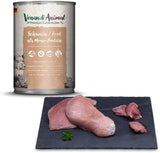 Venandi – Premium-Nassfutter für Katzen – Schweinefleisch als Single-Protein, 6 x 400 g (6er-Pack), getreidefrei mit extra Fleisch