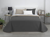 Estoralis | AVA | Wendedecke | Für alle Jahreszeiten | Farbe - Grau/Anthrazit | Für Bett 180 cm. (270 x 270 cm. Ancho X Alto) | Steppdecke Quilts und Quilts Naty Shop Standardtitel