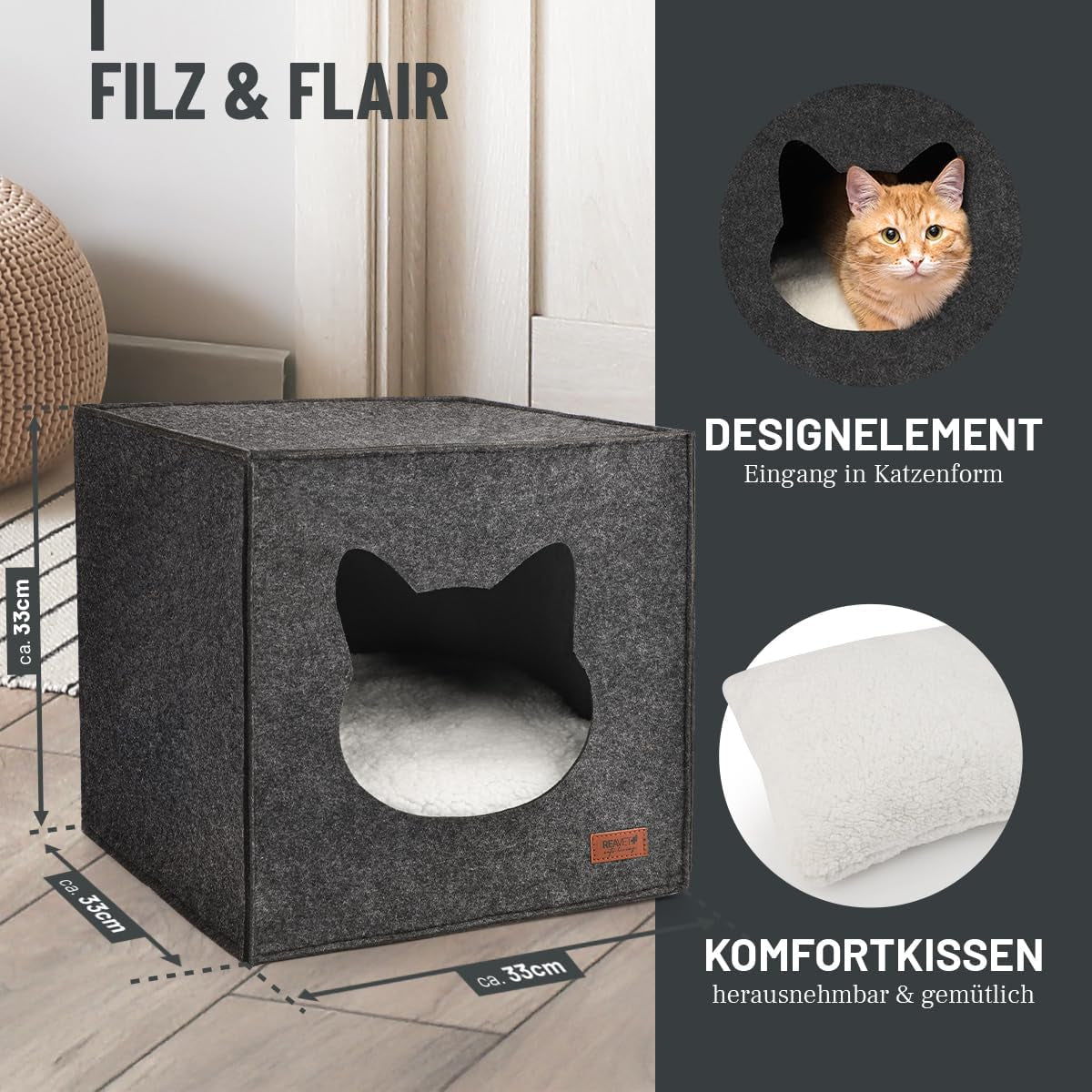 Decken und Möbel, Haustiere, Höhlen und Häuser, Katzen, Betten für Katzen, Katzenbetten, Matratzen