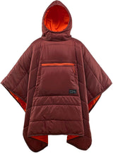 Therm-A-Rest Unisex Honcho Poncho Tragbare Kapuzendecke Tragbare Kapuzendecke Betten und Decken Therm-a-Rest Rot/Outing, einfarbig (Getaway Solids), Einheitsgröße