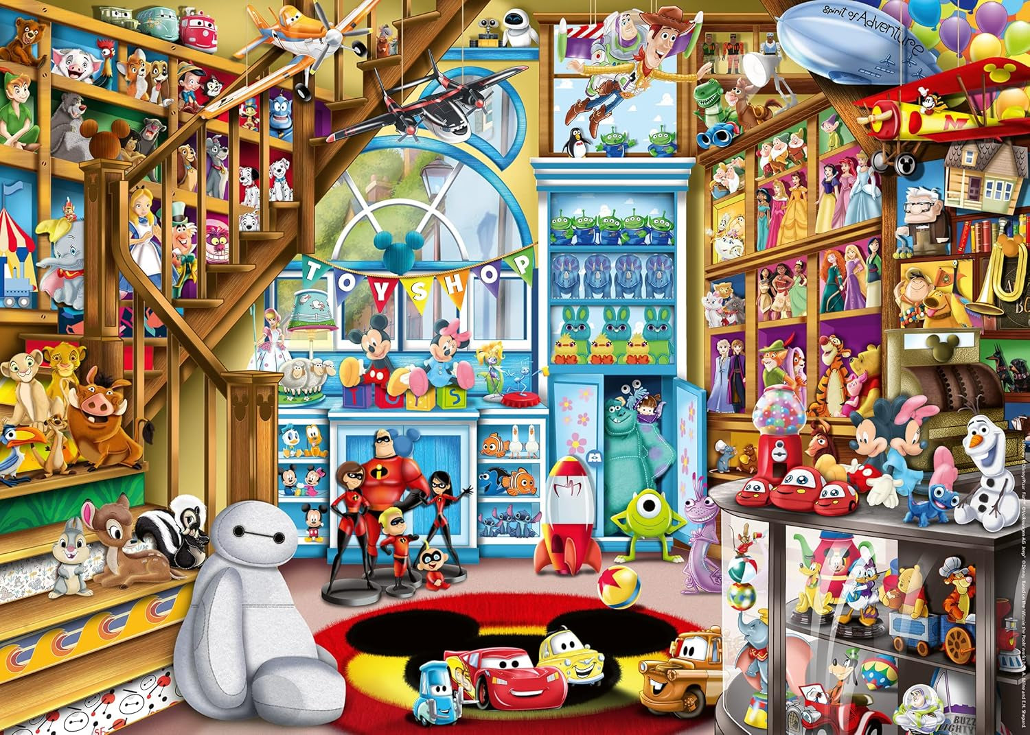 Ravensburger Puzzle 12000527 – Im Spielzeugladen – Disney 1000 Teile Puzzle für Erwachsene und Kinder ab 14 Jahren Puzzle Naty Shop Alte Version