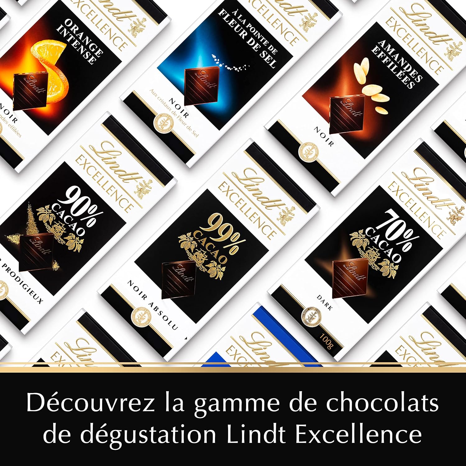 Lindt Excellence 78 Prozent Kakaoriegel – veganer Riegel mit Kakaointensität und Persistenz, 100 g, ideales Geschenk