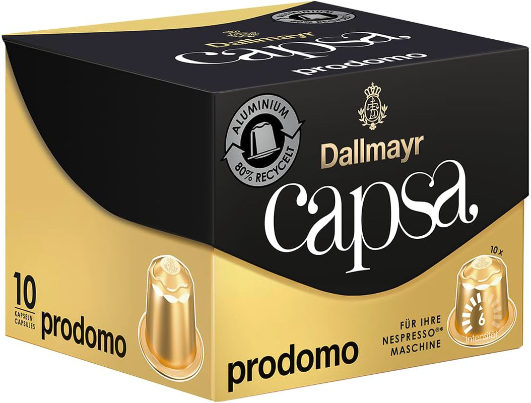 Kapsel Lungo Prodomo 10 Kapseln (Packung mit 5)
