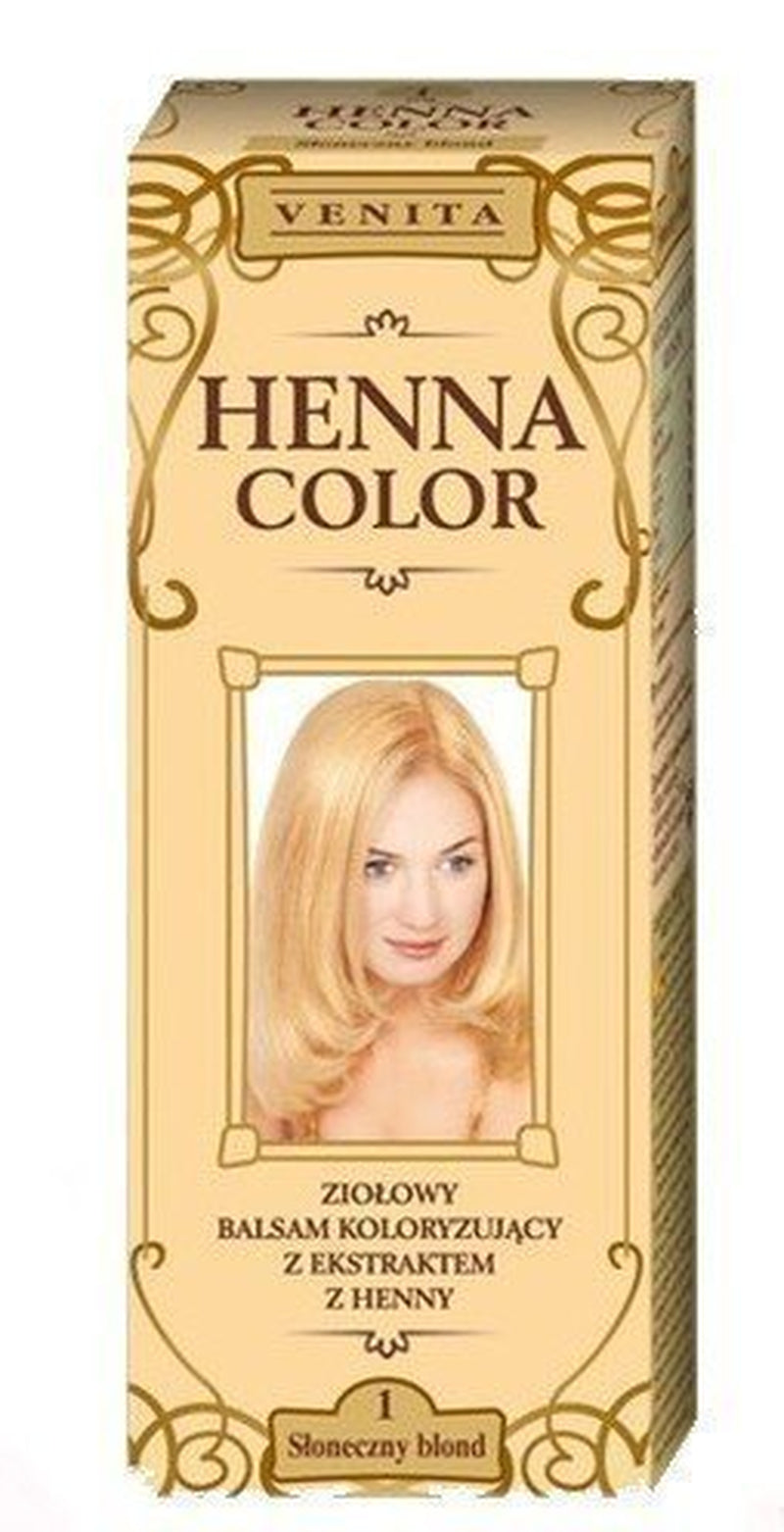 Henna-Farbe 111, natürlicher Conditioner für blondes Haar, Haarfarbe, natürlicher Haarfärbeeffekt, Henna-Öko-Haarfärbemittel, Naty Shop, Hellblond, 75 ml (1 Packung)