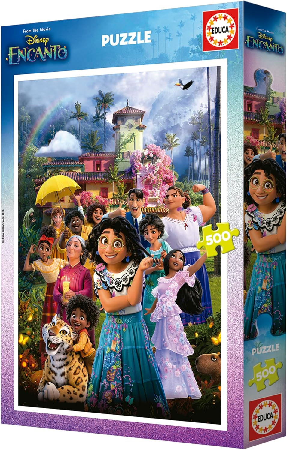 Educa - Puzzle 500 Teile für Erwachsene | Disney Encanto, Puzzle 500 Teile für Erwachsene und Kinder ab 11 Jahren, Puzzle für Kinder (19572) Puzzle Naty Shop