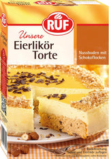 RUF Apfeltorte, Backmischung Für Eine Apfel-Torte Mit Sahne-Creme Und Zimt-Zucker, Apfel-Zimt-Torte, Vegan Naty Shop Eierlikörtorte 350 G