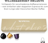 Nespresso EN167.W Citiz Kapsel-Espressomaschine, Hochdruckpumpe und ideale Temperaturkontrolle, ohne Aeroccino (Milchschäumer), Energiesparfunktion, 1260 W, Cremeweiß, 37,4 x 11,9 x 25,5 cm