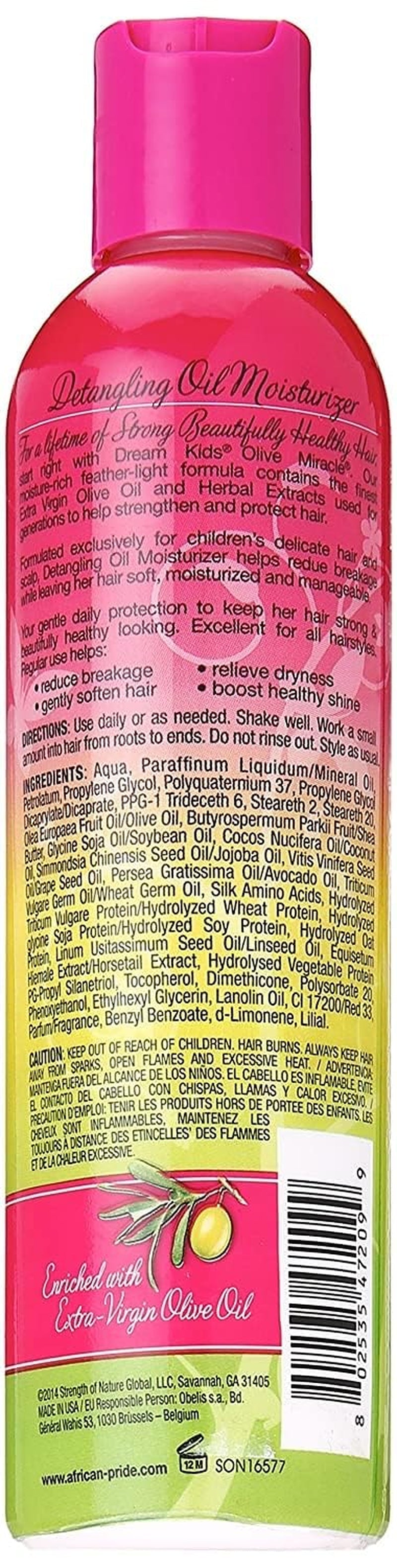 Dream Kids Olive Miracle Anti-Breakage Detangling Oil Moisturizer 236ml/8 fl.oz Detangling Products Naty Shop Standardtitel