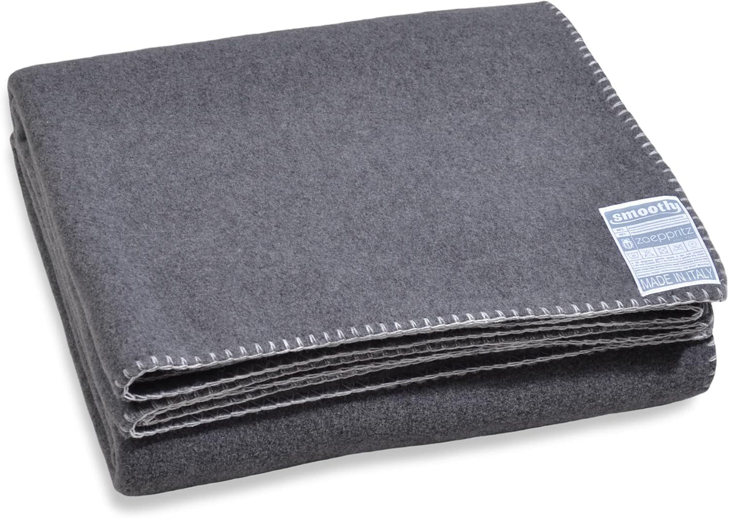 Zoeppritz Since 1828 Smoothy Fleecedecke – Flauschige, bequeme Polarfleecedecke – Vegan – 140 x 190 cm – 010 Off-White, 010 Offwhite Zoeppritz Since 1828 Grey 140 x 190 cm Betten und Bettdecken