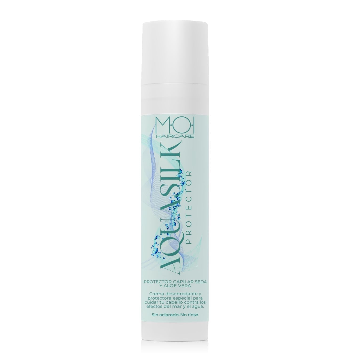AQUA SILK Haarcreme für den Sommer, schützt das Haar vor Meer und Chlor, Seide und Aloe Vera, M-O-I Haarpflege | 100 ml Naty Shop Haarmaske Standardtitel