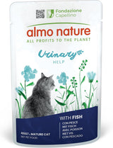 Almo Nature Functional Urinary Help – Nassfutter für ausgewachsene Katzen mit Fisch – Unterstützung für die Gesundheit der Harnwege – 30 Beutel à 70 g