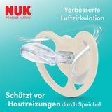 NUK Perfect Match Luftschnuller für Babys | 6-18 Monate | Kieferorthopädische Schnuller, die die Luftzirkulation fördern und durch Speichel verursachte Hautausschläge verhindern | 95 % Akzeptanz bei Babys** | Disney Minnie Maus | 2 Stück