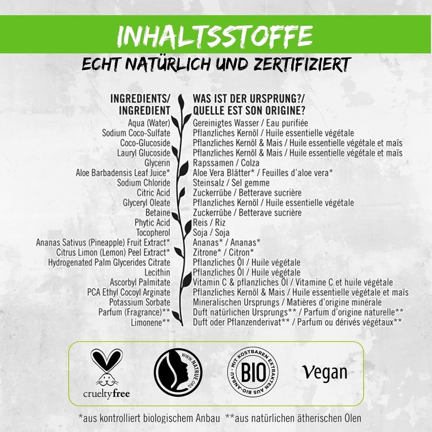 SANTE Naturkosmetik Erfrischendes Duschgel mit Zitrusduft, 950 ml Dusche und Bad Naty Shop
