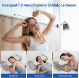 NVKHG Memory-Schaum-Kissen, ergonomisches Nackenkissen, Kopfkissen, Memory-Schaum-Kissen, Kopfkissen für Seiten-, Rücken- und Bauchschläfer zur Verbesserung der Schlafqualität, 60 x 41 x 13/11 cm, orthopädische Nackenkissen, Naty Shop
