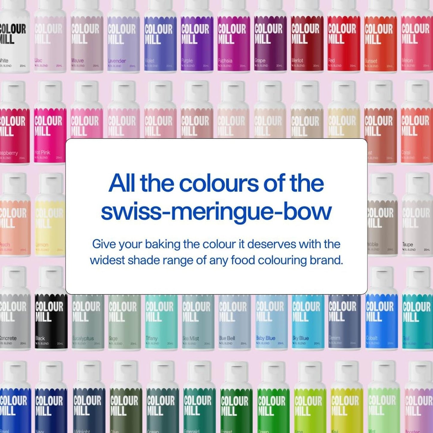 Lebensmittelfarbe Color Mill Oil Blend Midnight Oil – Lebensmittelfarbe für Schokolade, Fondant, Muffins, Kuchen, Backen, Makronen – Lebensmittelfarbe zum Dekorieren von Kuchen – 100 ml
