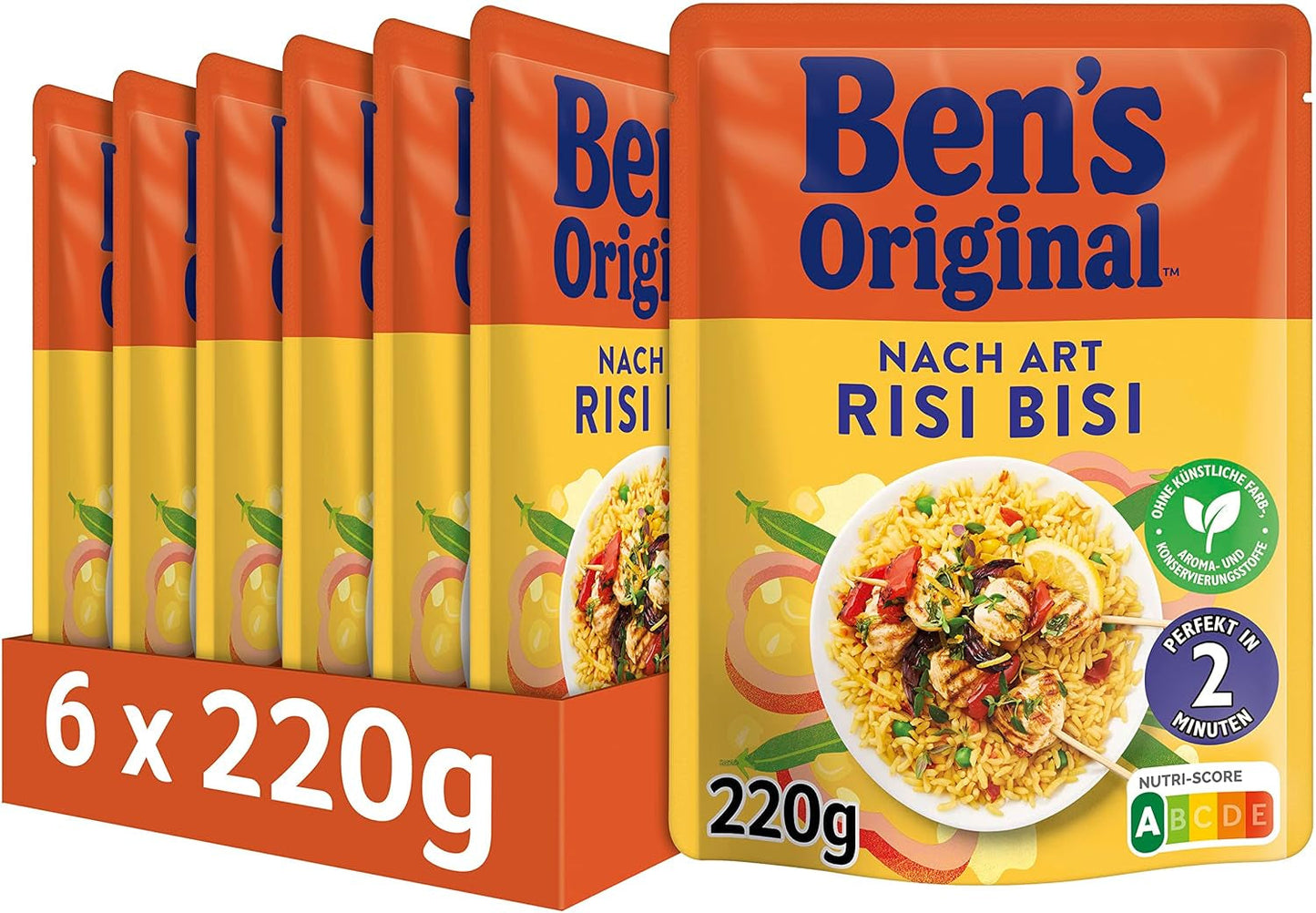 BEN'S ORIGINAL™ Mexikanischer Expressreis 6 x 220 g