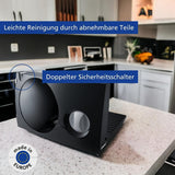 Steba Multifunktionshobel, einstellbare Schnittstärke bis 17 mm, Handschutz Rasnite und Naty Shop Slicers