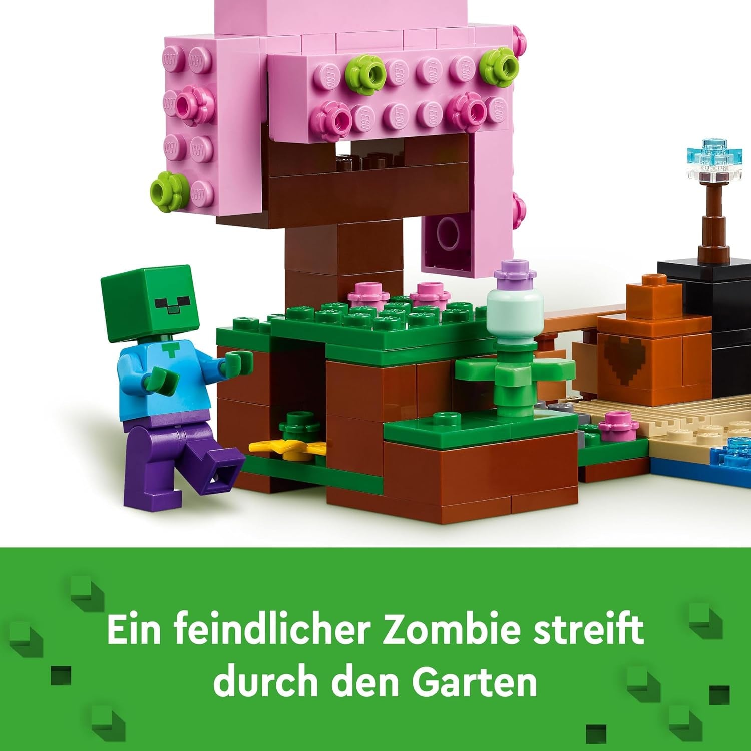 LEGO Minecraft Kirschblüten-Obstgarten-Spielzeuggarten zum Erkunden mit Sunny, Sniffer, Zombie und Bienen Gamer-Geschenk für Jungen und Mädchen ab 8 Jahren 21260 Bausets Beuche den LEGO-Store