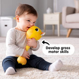 Lamaze L27471 Verrückte Giraffe, Spielzeug für Neugeborene, farbiges Baby-Sensorspielzeug, Geschenk für frischgebackene Eltern, Entwicklungsspielzeug für Jungen und Mädchen ab 12 Monaten. Babyspielzeug Naty Shop