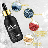 Bio-Haarwachstumsöl 5 % – Lösung zur äußerlichen Anwendung – Haarwachstum und -verdichtung – Für männlichen Haarausfall und dünner werdendes Haar – Reaktiviert schrumpfende Follikel – Präziser Pumpspender, 60 ml Haarpflege Naty Shop