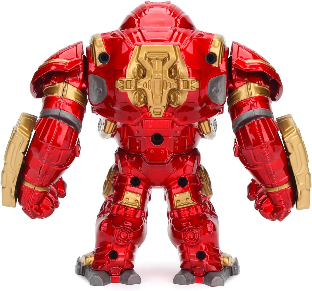 Jada Toys Marvel-Figur Hulkbuster & Ironman, offener und geschlossener Helm, Sammelfiguren, Set, Druckguss, Rot, Größe: 6 Zoll Hulkbuster & 2 Zoll Ironman Actionfiguren Naty Shop