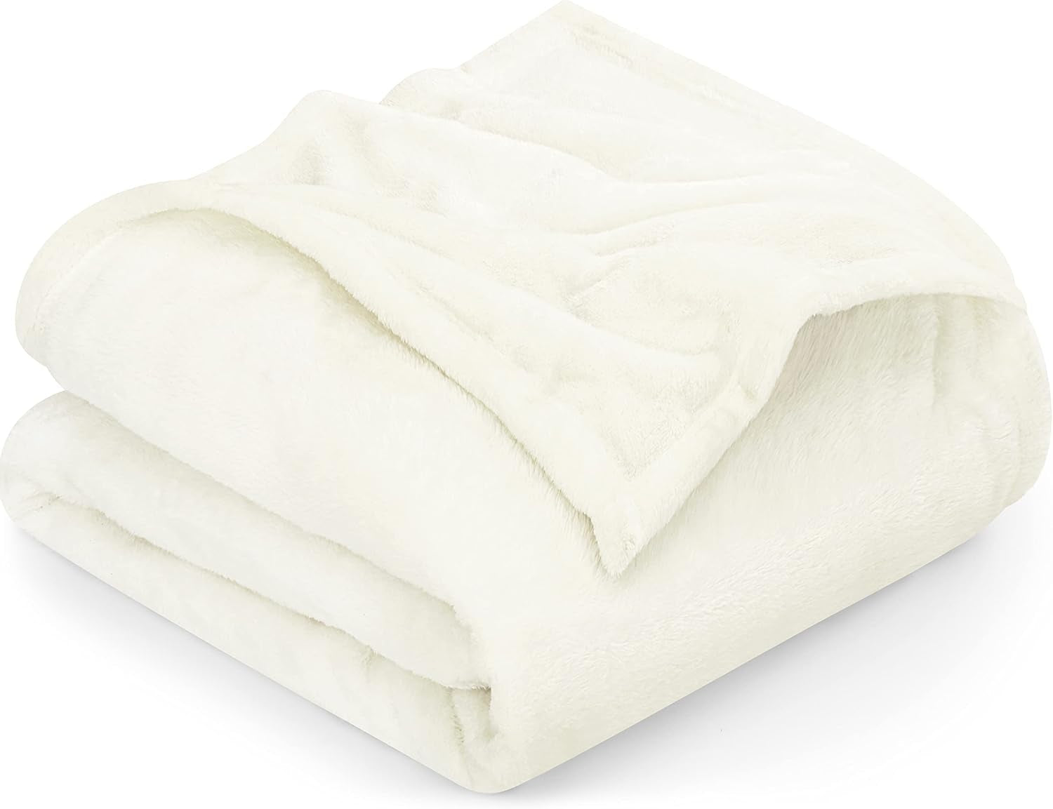 Utopia Bedding Kuschelige Fleecedecke [228 x 228 cm, Grau] Weiche, leichte, warme und flauschige Decke, bequeme und atmungsaktive Decke für Bett, Sofa, Couch, Betten und Decken. Besuchen Sie den Utopia Bedding-Store, elfenbeinfarben, 228 x 167 cm