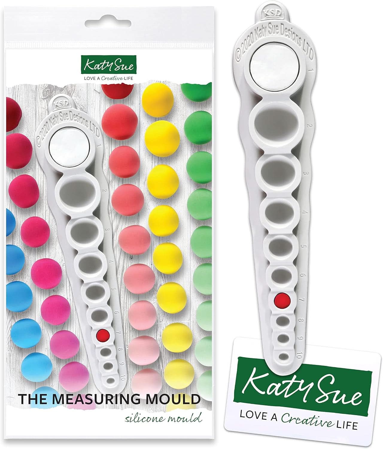 Katy Sue, Molding Silicon Hemispheres Diff. Abmessungen, Dosierung Zuckerpaste, 10 Mulden Kitchen Naty Shop