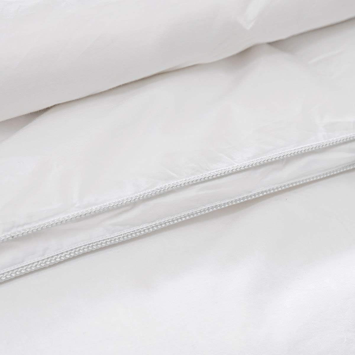 Platin, Gänsedaunen, 300 g/m², 240 x 220 cm, weiß (weiß) Bettdecken und Steppdecken Naty Shop