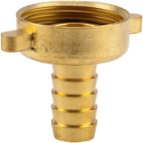 Gardena Messing-Schlaucharmatur, 2-teilig: Hochwertige Messingarmatur, 26,5 mm (G 3/4 Zoll) Gewinde, für 1/2 Zoll (13 mm) Schläuche (7140-20)
