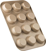 Zenker, Muffinform Durchmesser Ø 7 cm, MOJAVE GOLD Formen und Backbleche Naty Shop