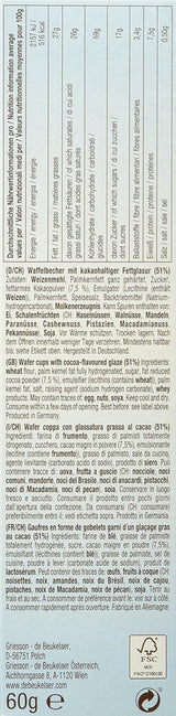 Debeukelaer Decor on Ice - Waffelpackungen, 12er Pack (12 x 60g)