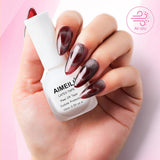 AIMEILI Latex Peel off Tape Nagelleck Korrektor Hautschutz Fingerschutz Für Nail Art Palisade Geruchlos Weiß 15Ml