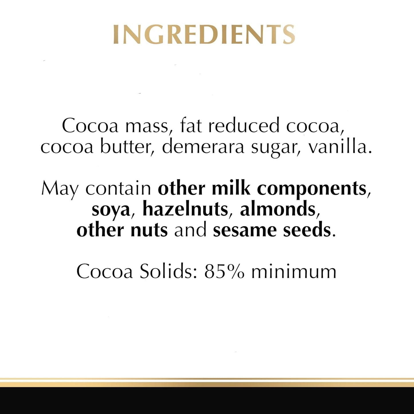 Lindt-Schokolade | Riegel EXCELLENCE 85 % Kakao | 100g | Extra dunkle Schokolade | Veganer Schokoriegel