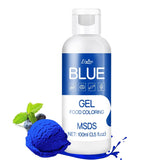 Gel-Lebensmittelfarbe – 100 ml, Gel-Lebensmittelfarbe für Kuchen, Backen, Kekse, Makronen – konzentrierte zuckerfreie Lebensmittelfarbe für Kuchendekoration, Getränke, Ostereier, DIY Schleim (weiß)