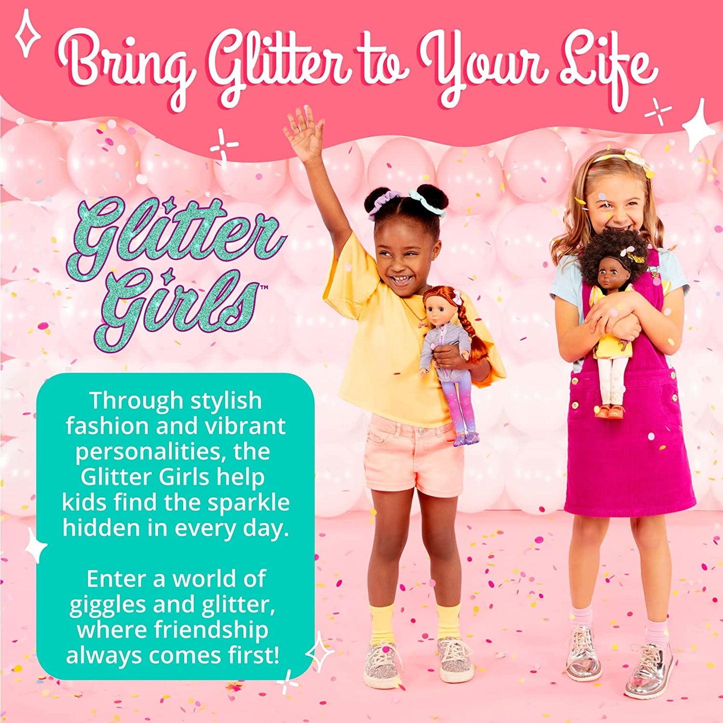 Glitter Girls – Sunnie Dolls – bewegliche Sunnie-Puppe, 36 cm – blondes Haar und grüne Augen – Spielzeug für Kinder ab 3 Jahren