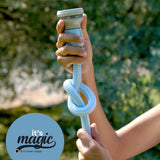 Magic Blue 10 Meter knoten- und verdrehsicherer ausziehbarer Gartenschlauch mit Tasche und Sprühdüse